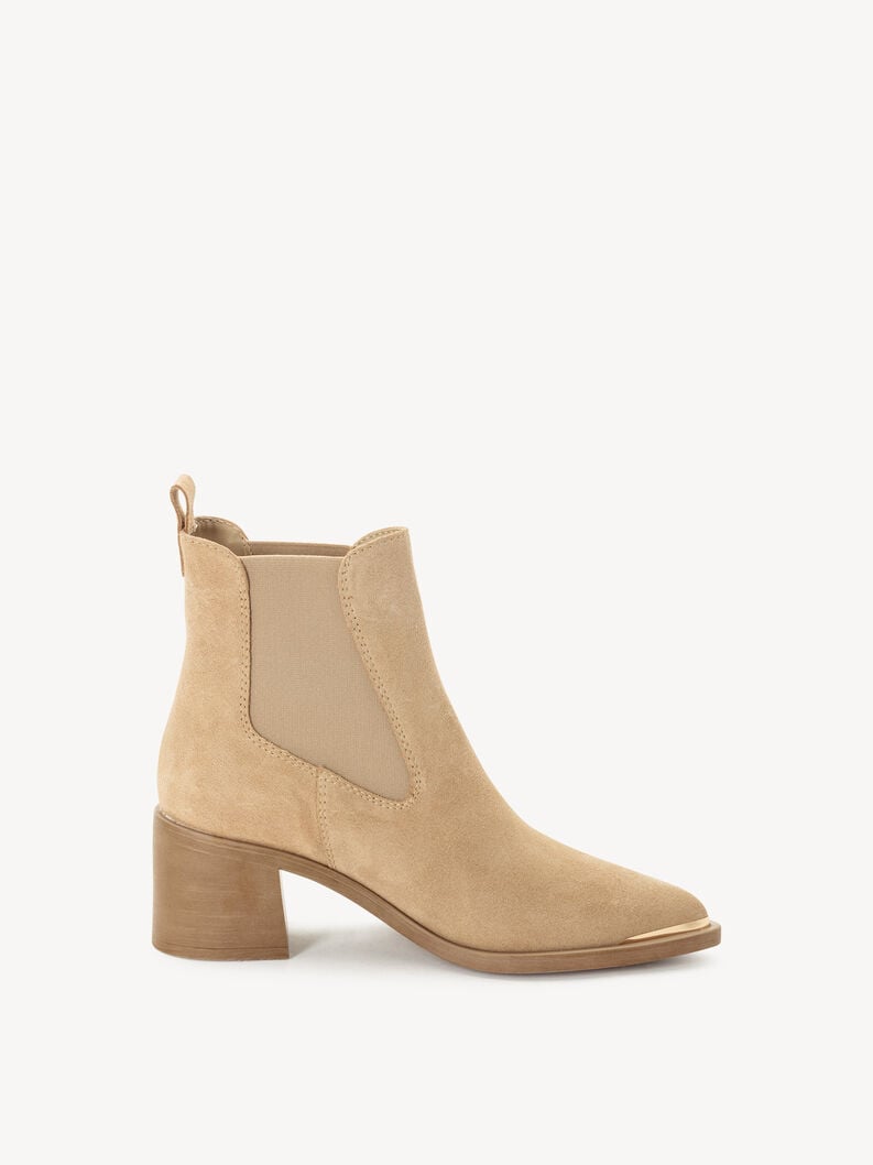 cuoio chelsea boot - beige 1-25301-45-4b0 compra tamaris stivaletti online
