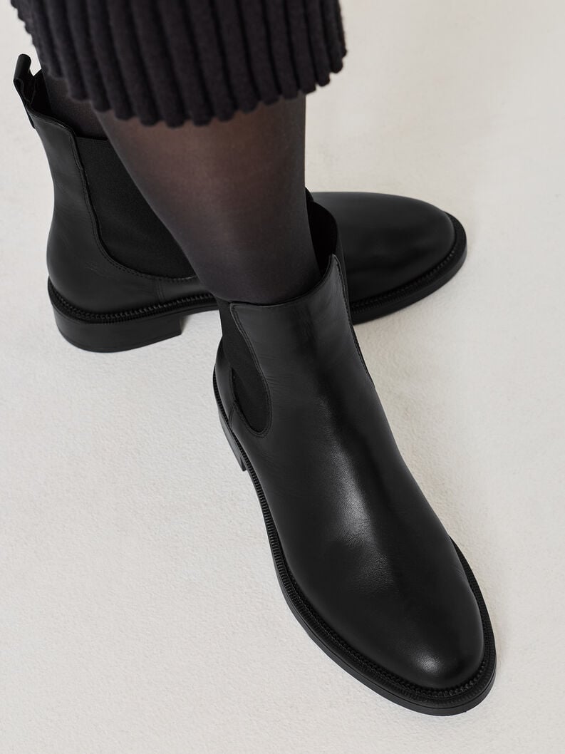 cuoio chelsea boot - nero 1-25302-45-001 compra tamaris stivaletti online