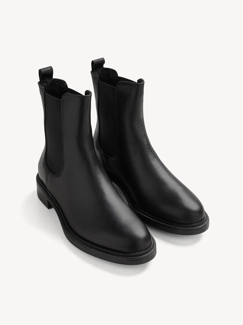 cuoio chelsea boot - nero 1-25302-45-001 compra tamaris stivaletti online