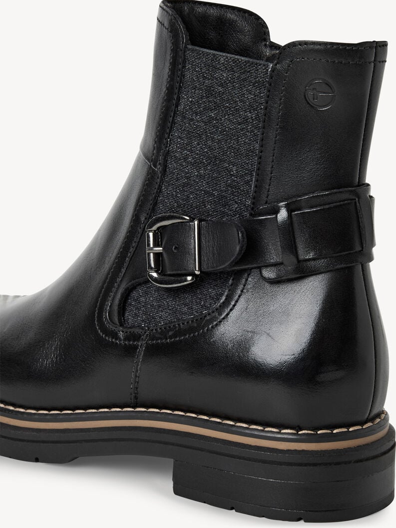 cuoio chelsea boot - nero 1-25345-45-001 compra tamaris stivaletti online