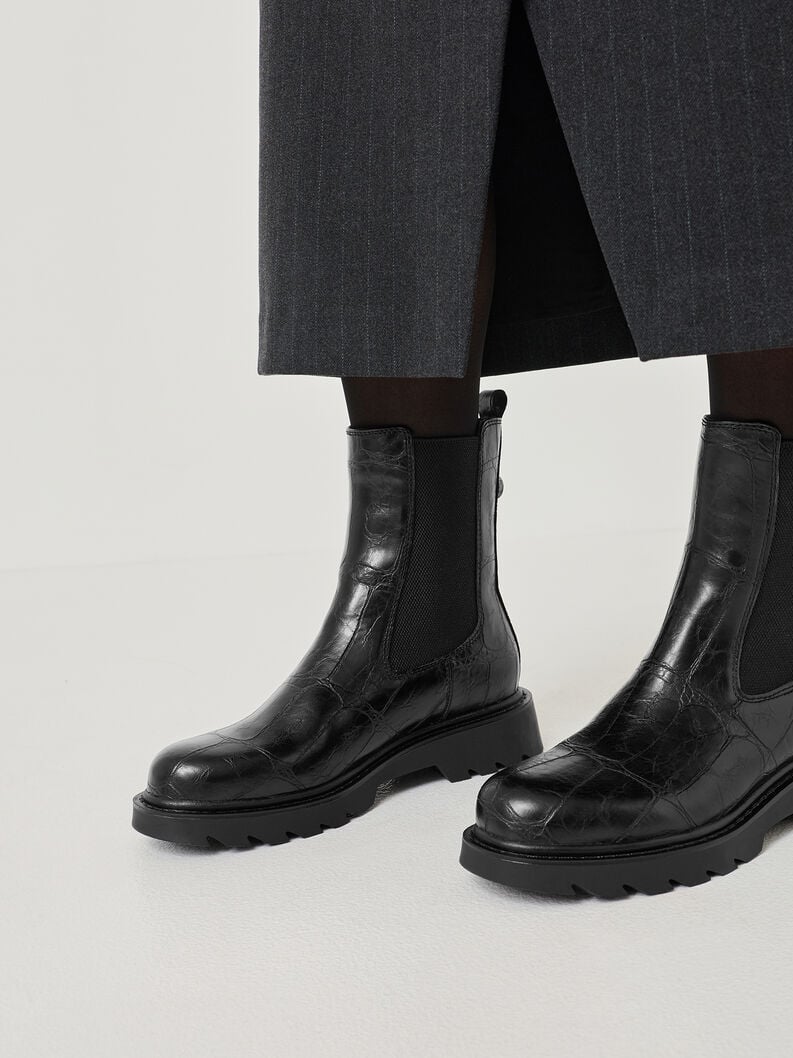 chelsea boot - nero 1-25411-45-028 compra tamaris stivaletti online