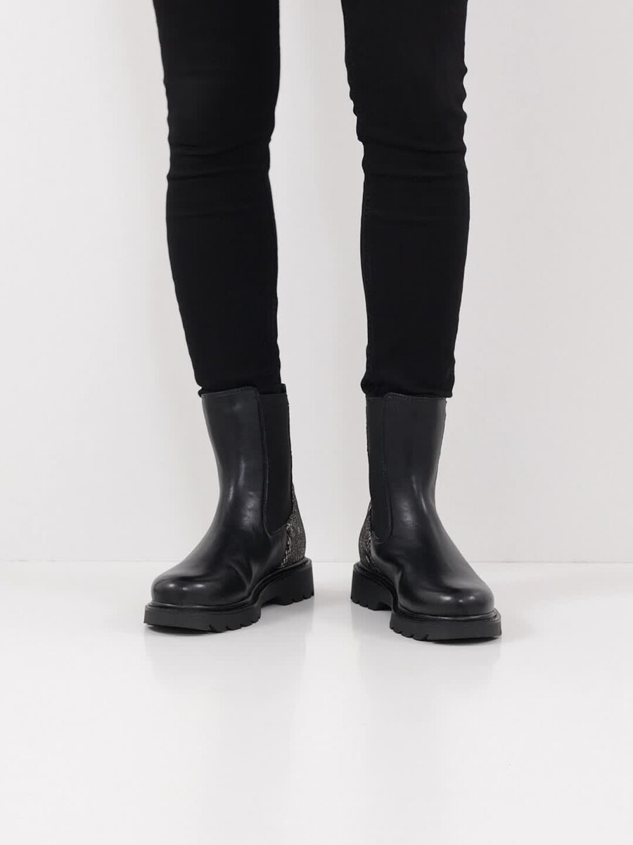 chelsea boot - nero 1-25411-45-073 compra tamaris stivaletti online