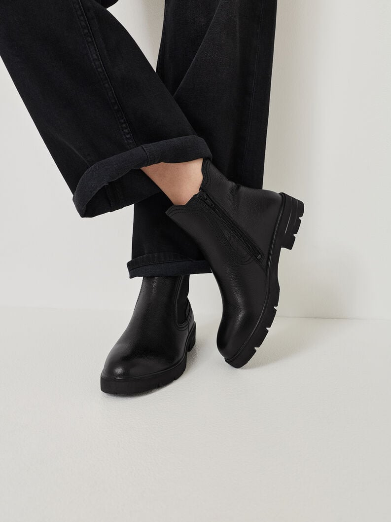 cuoio chelsea boot - nero 1-25422-45-001 compra tamaris stivaletti online