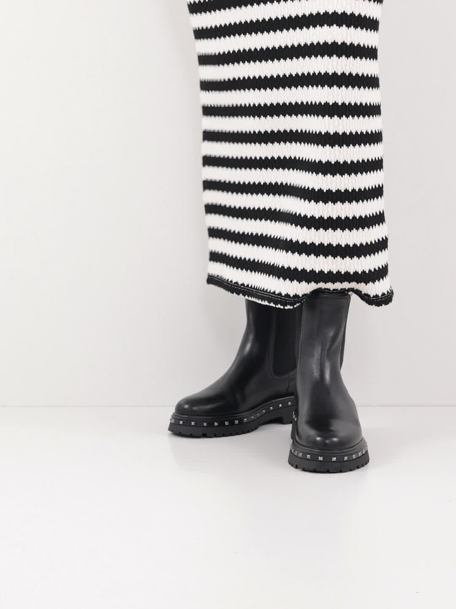 chelsea boot - nero 1-25424-45-001 compra tamaris stivaletti online