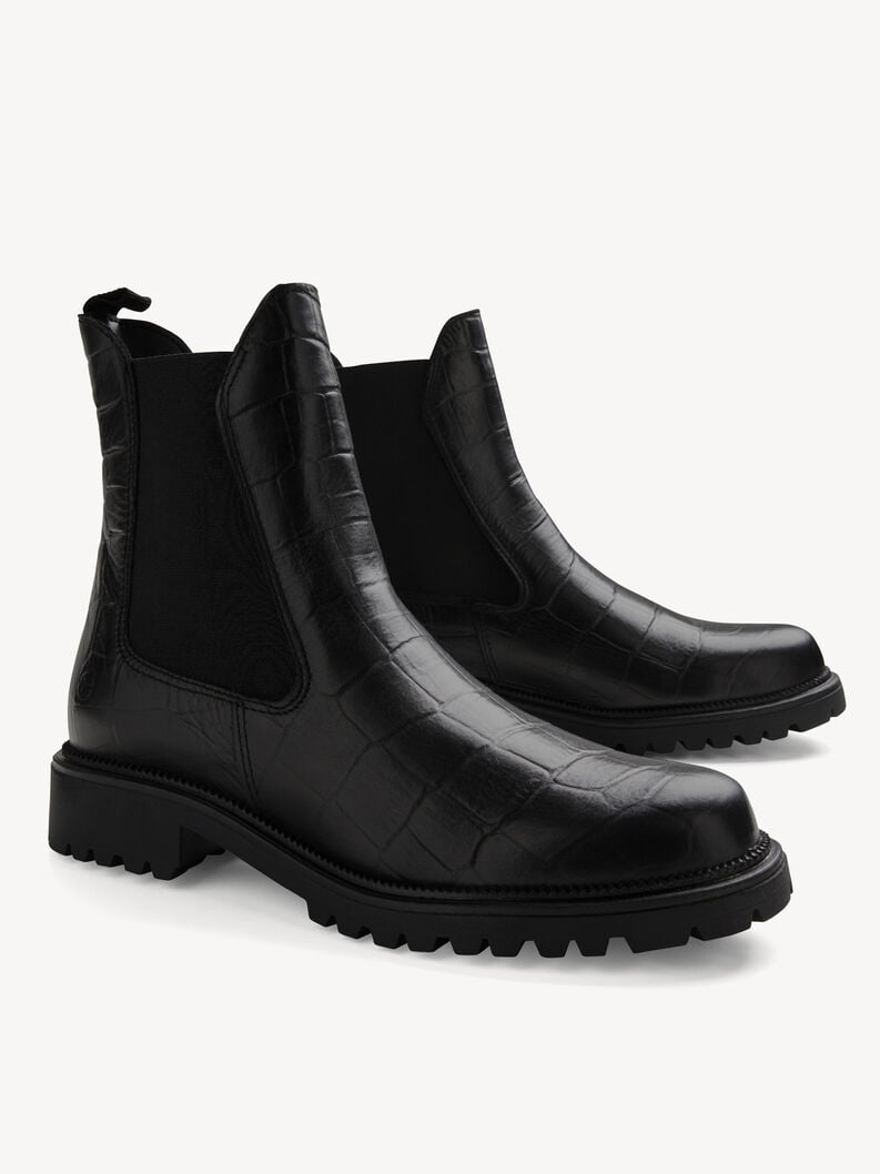 cuoio chelsea boot - nero 1-25427-41-028 compra tamaris stivaletti online