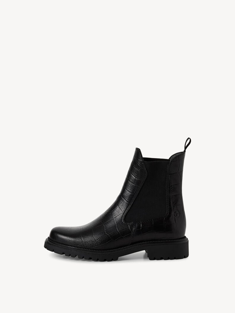 cuoio chelsea boot - nero 1-25427-41-028 compra tamaris stivaletti online