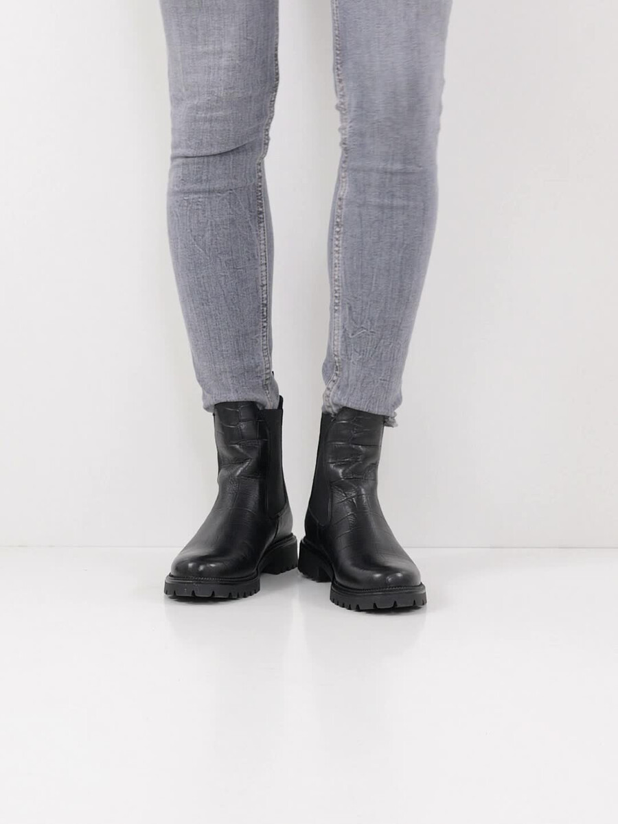 cuoio chelsea boot - nero 1-25427-41-028 compra tamaris stivaletti online