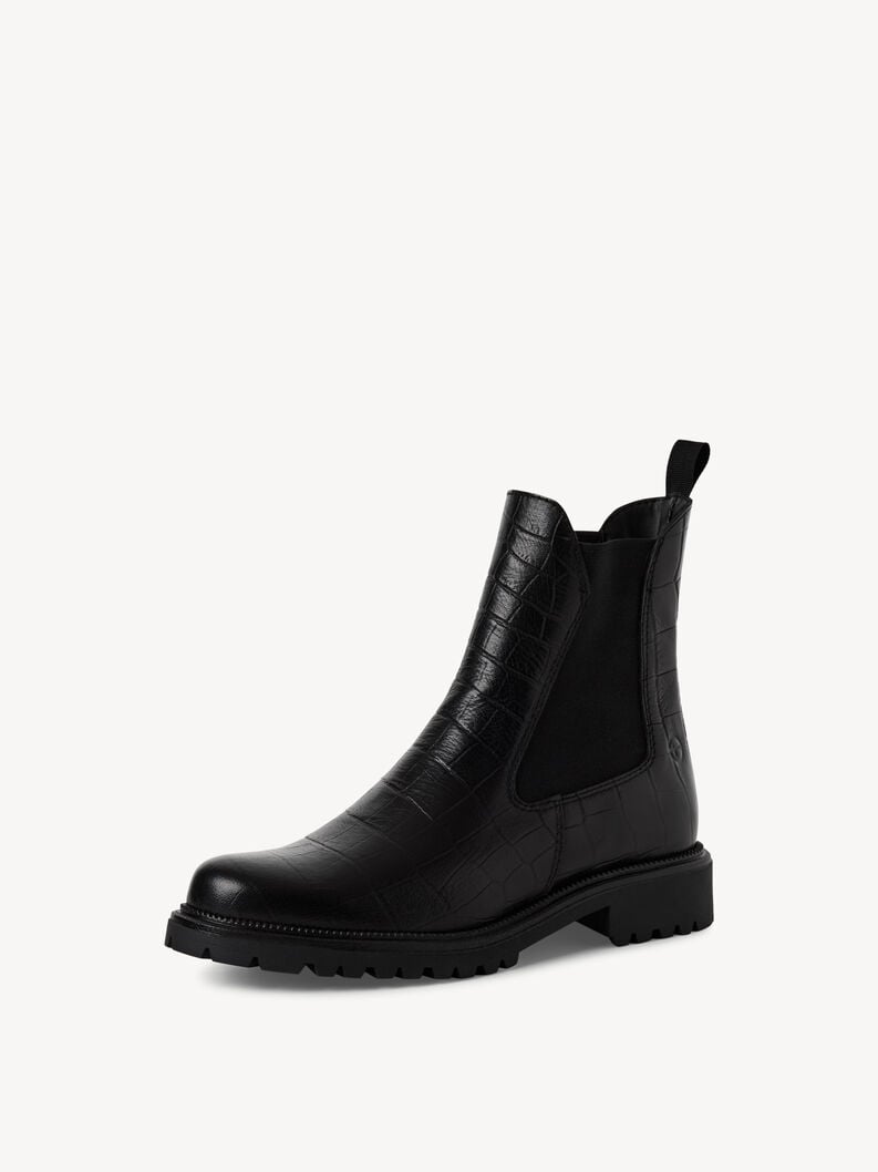 cuoio chelsea boot - nero 1-25427-41-028 compra tamaris stivaletti online