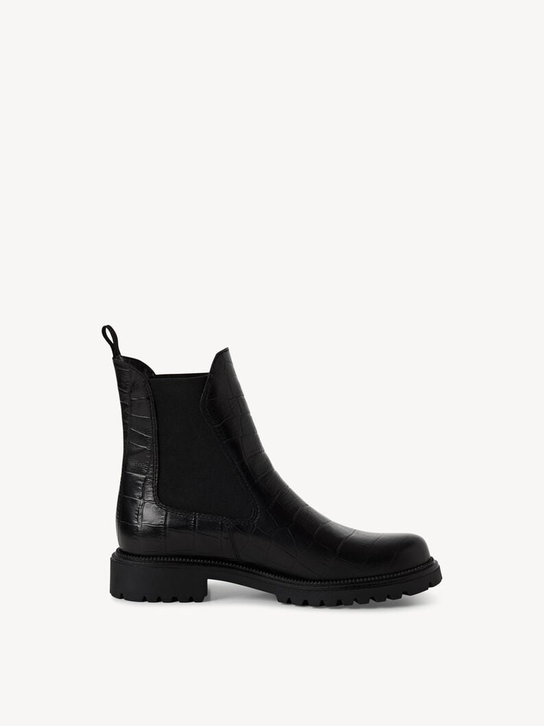 cuoio chelsea boot - nero 1-25427-41-028 compra tamaris stivaletti online