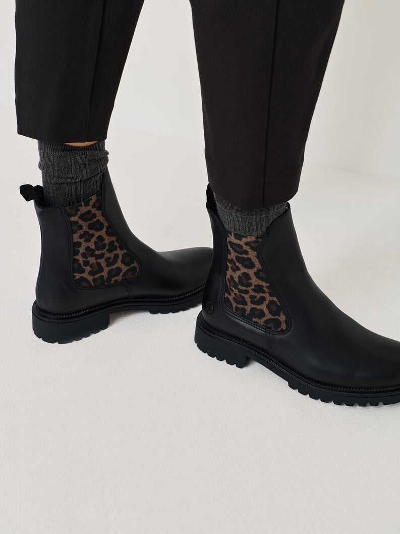 cuoio chelsea boot - nero 1-25427-41-090 compra tamaris stivaletti online