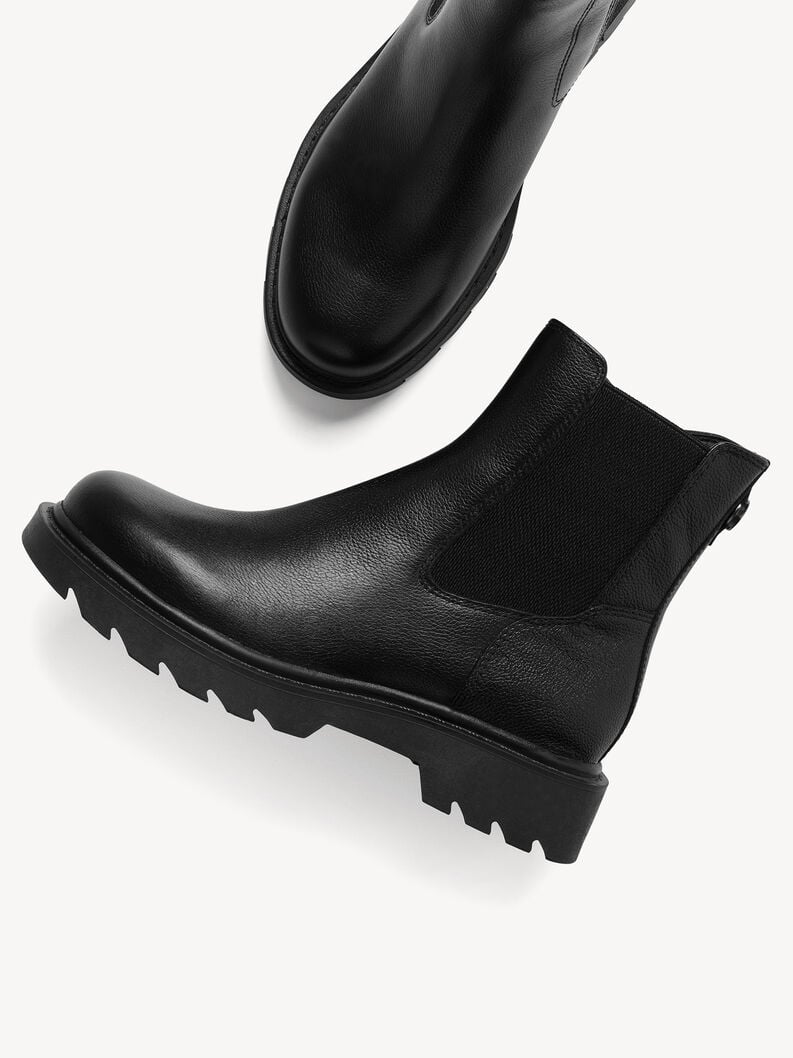 cuoio chelsea boot - nero 1-25429-45-001 compra tamaris stivaletti online