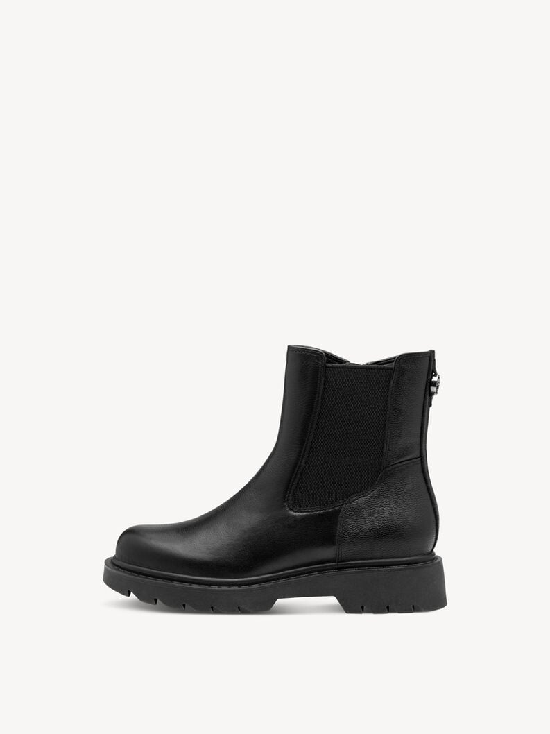 cuoio chelsea boot - nero 1-25429-45-001 compra tamaris stivaletti online
