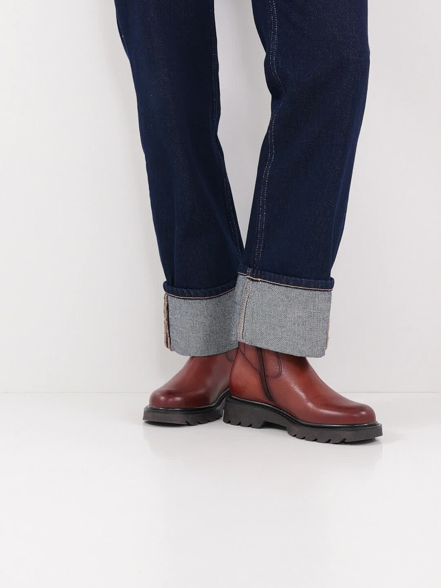cuoio chelsea boot marrone 1-25429-45-305 compra tamaris stivaletti online