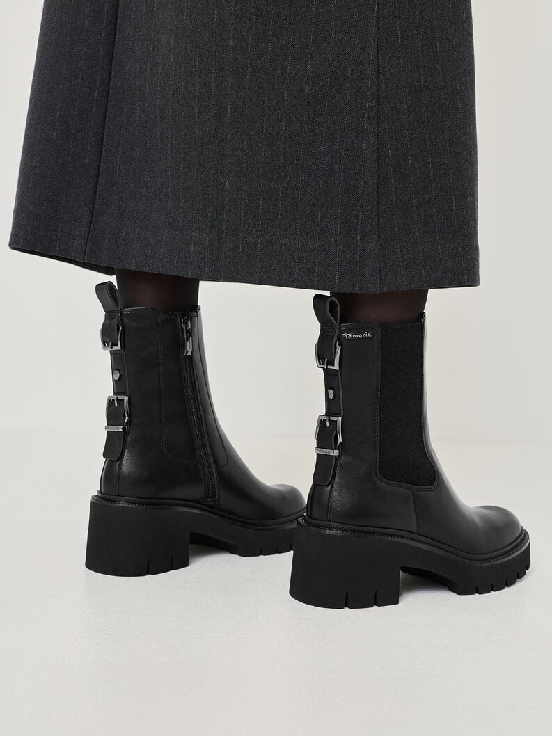 chelsea boot - nero 1-25432-45-001 compra tamaris stivaletti online