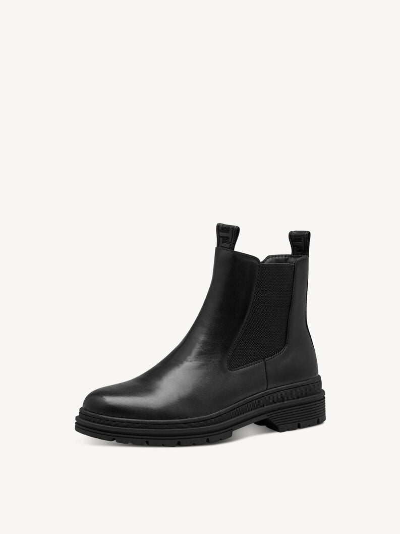 cuoio chelsea boot - nero 1-25436-41-003 compra tamaris stivaletti online