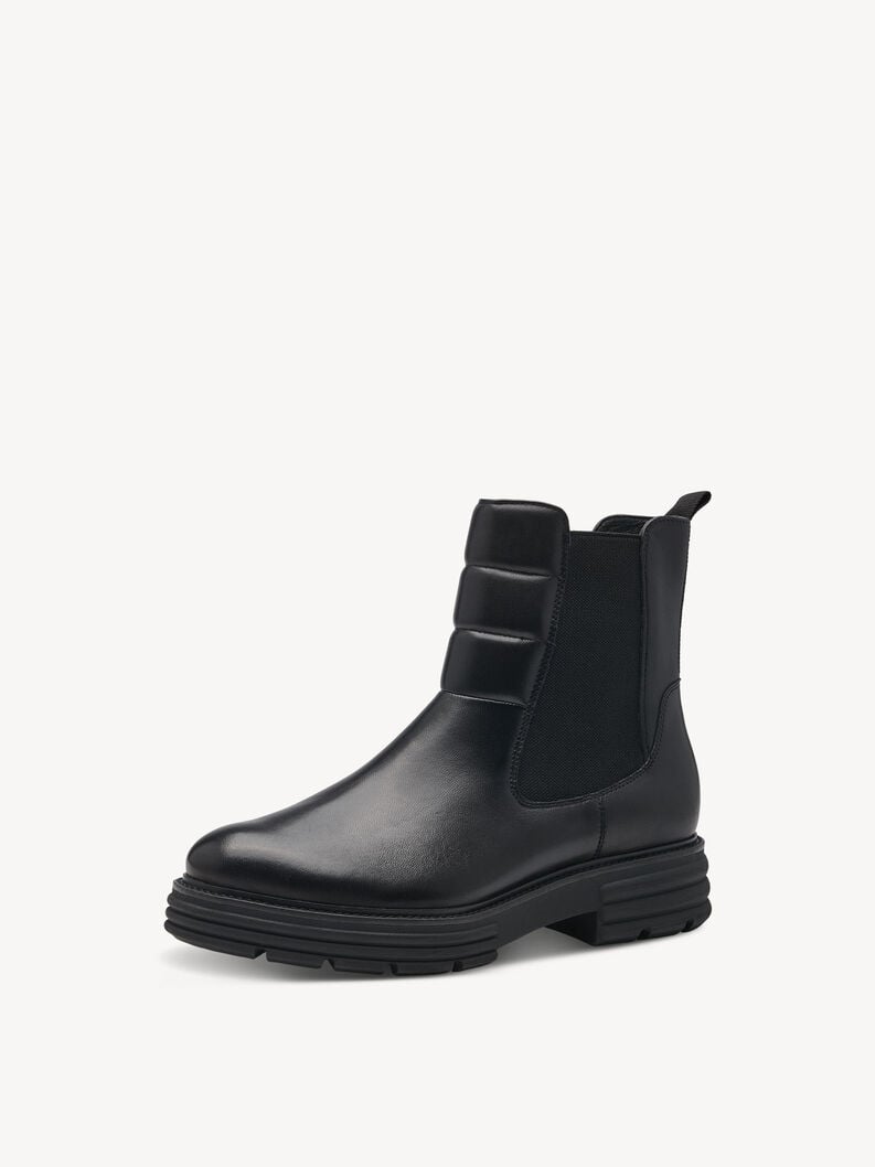 cuoio chelsea boot - nero 1-25438-41-003 compra tamaris stivaletti online