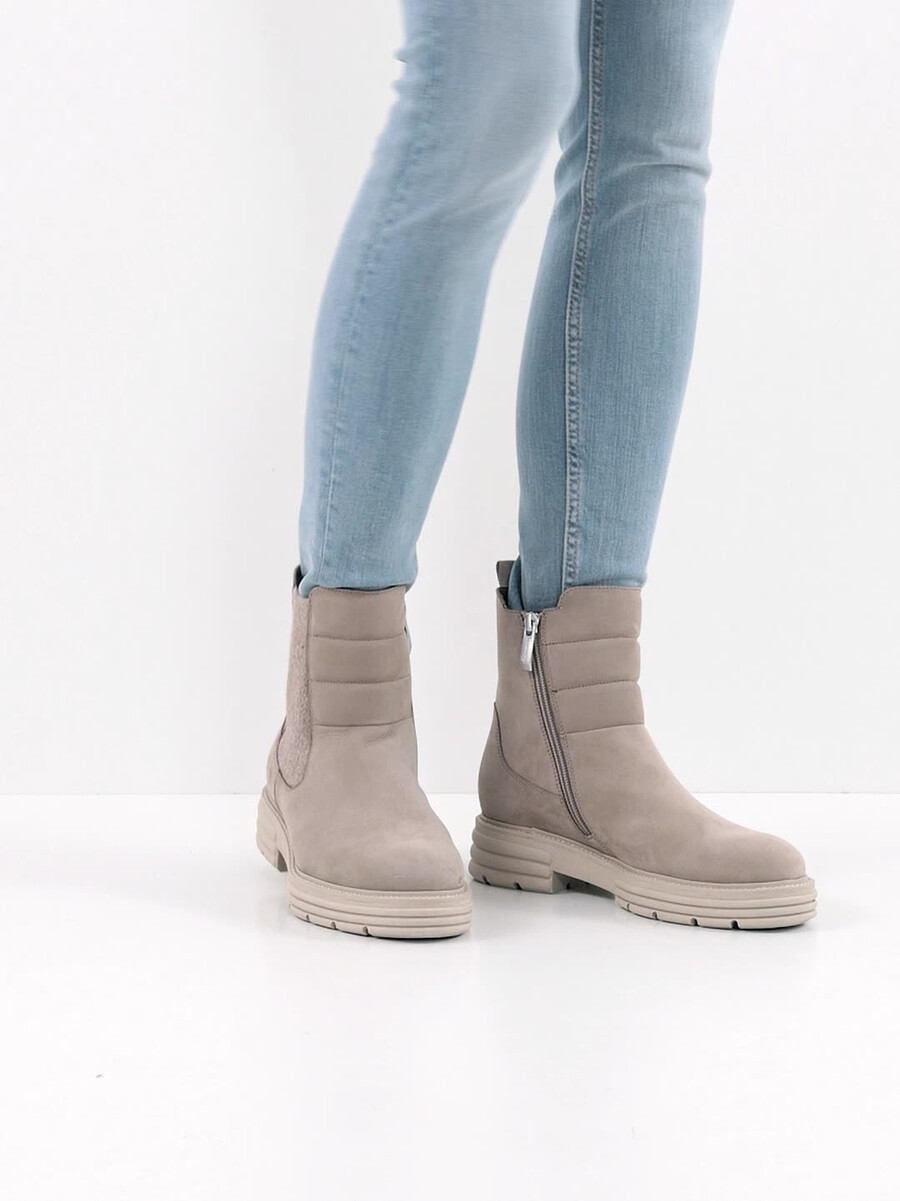 cuoio chelsea boot - beige 1-25438-41-341 compra tamaris stivaletti online