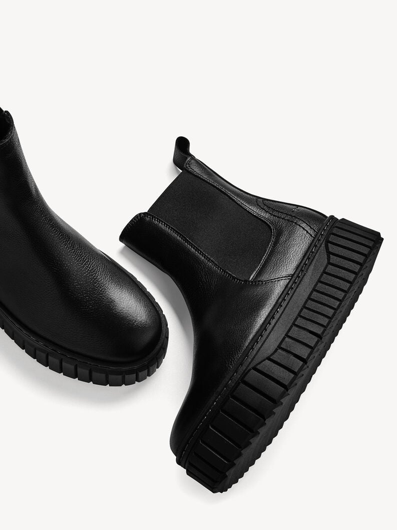 cuoio chelsea boot - nero 1-25445-45-003 compra tamaris stivaletti online