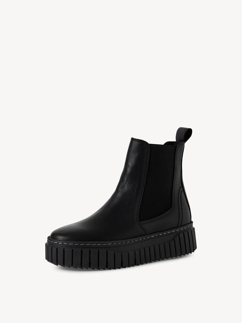 cuoio chelsea boot - nero 1-25445-45-003 compra tamaris stivaletti online
