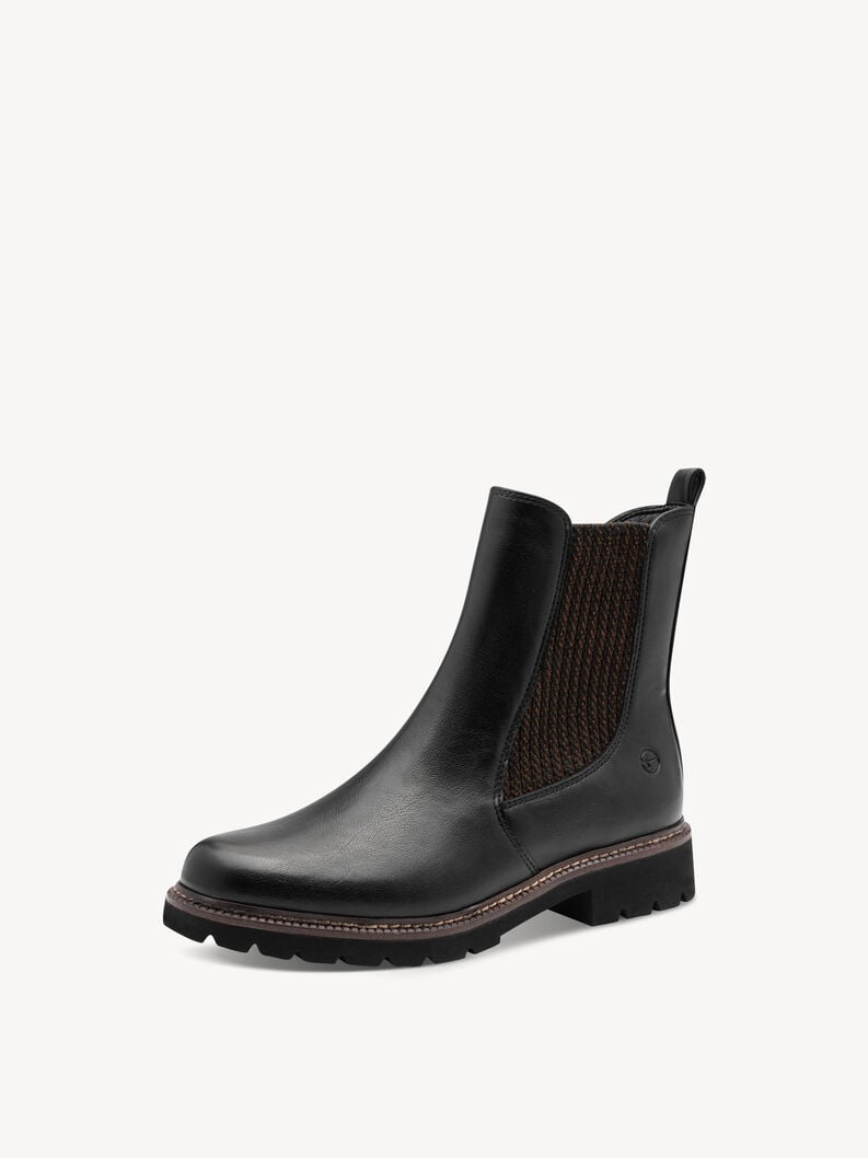 chelsea boot - nero 1-25483-45-001 compra tamaris stivaletti online
