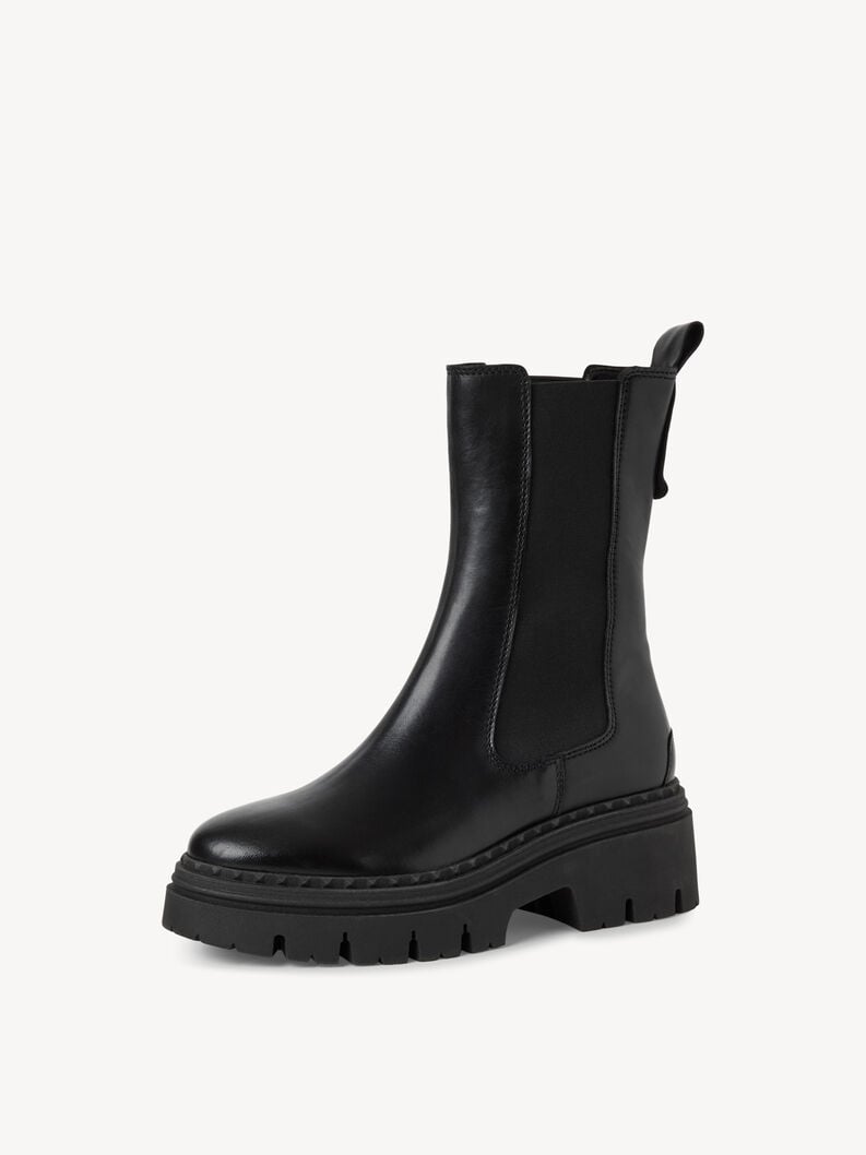 cuoio chelsea boot - nero 1-25487-45-003 compra tamaris stivaletti online