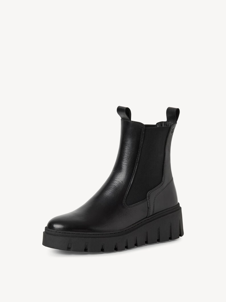 cuoio chelsea boot - nero 1-25489-45-001 compra tamaris stivaletti online
