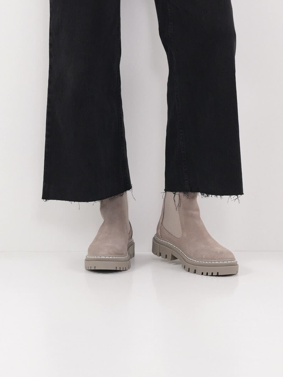 cuoio chelsea boot - grigio 1-25491-41-200 compra tamaris stivaletti online