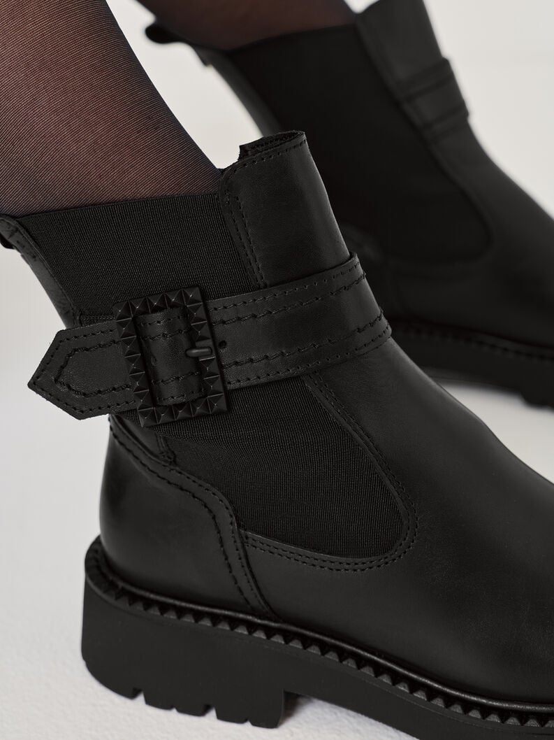 cuoio chelsea boot - nero 1-25496-45-001 compra tamaris stivaletti online