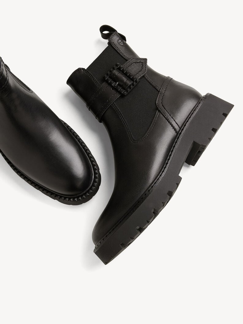 cuoio chelsea boot - nero 1-25496-45-001 compra tamaris stivaletti online