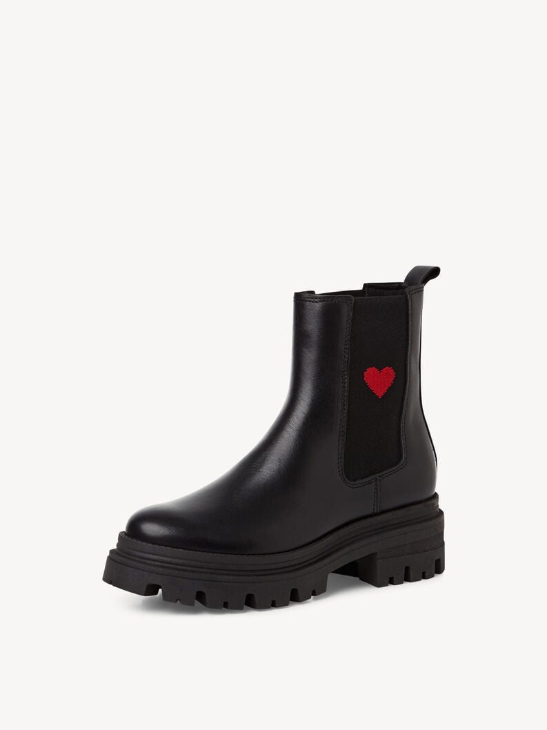 cuoio chelsea boot - nero 1-25840-43-053 compra tamaris stivaletti online