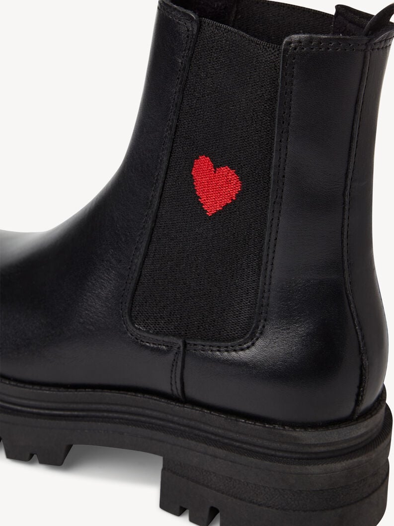 cuoio chelsea boot - nero 1-25840-43-053 compra tamaris stivaletti online