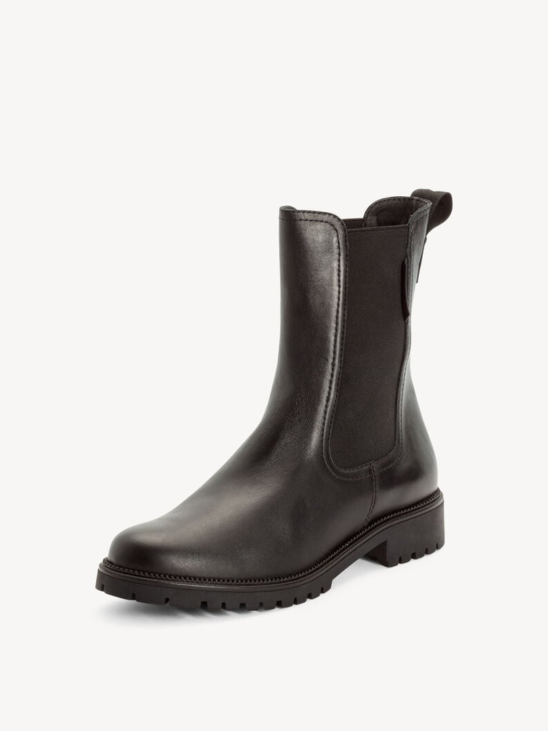 cuoio chelsea boot - nero 1-25852-45-001 compra tamaris stivaletti online