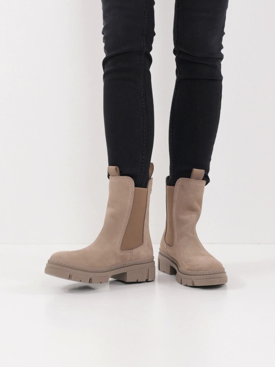 cuoio chelsea boot - beige 1-25901-41-405 compra tamaris stivaletti online