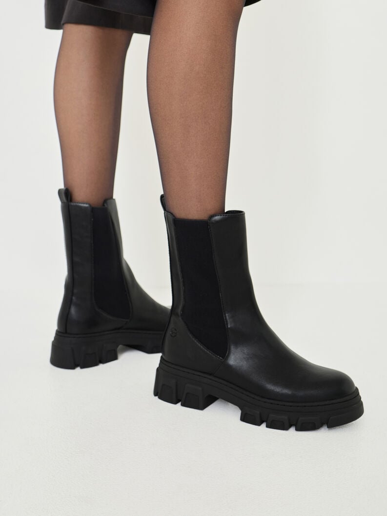 chelsea boot - nero 1-25943-45-001 compra tamaris stivaletti online