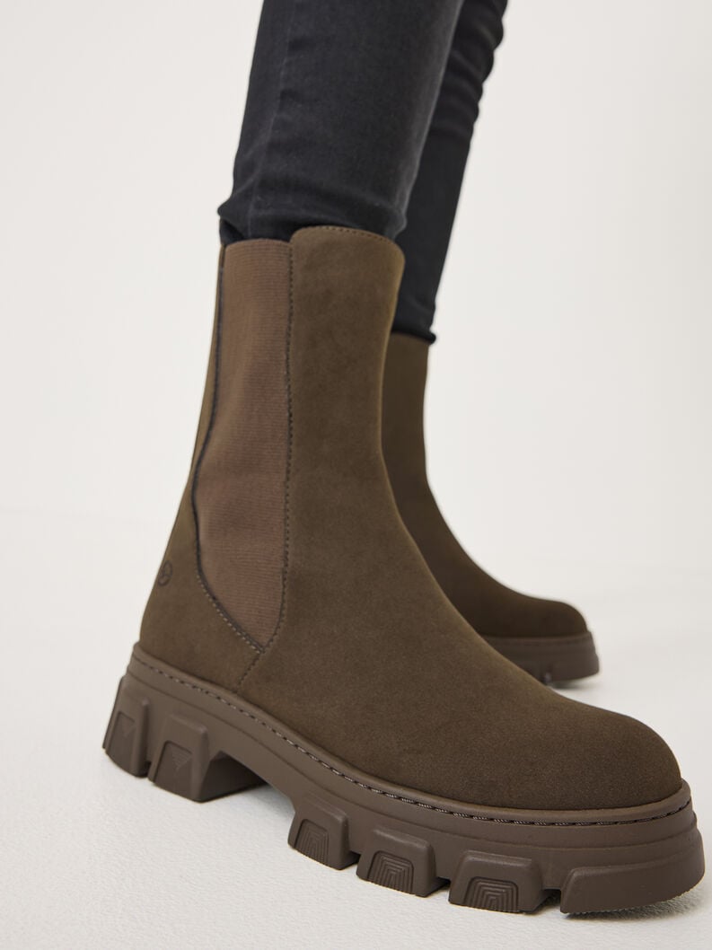 chelsea boot - verde 1-25943-45-722 compra tamaris stivaletti online