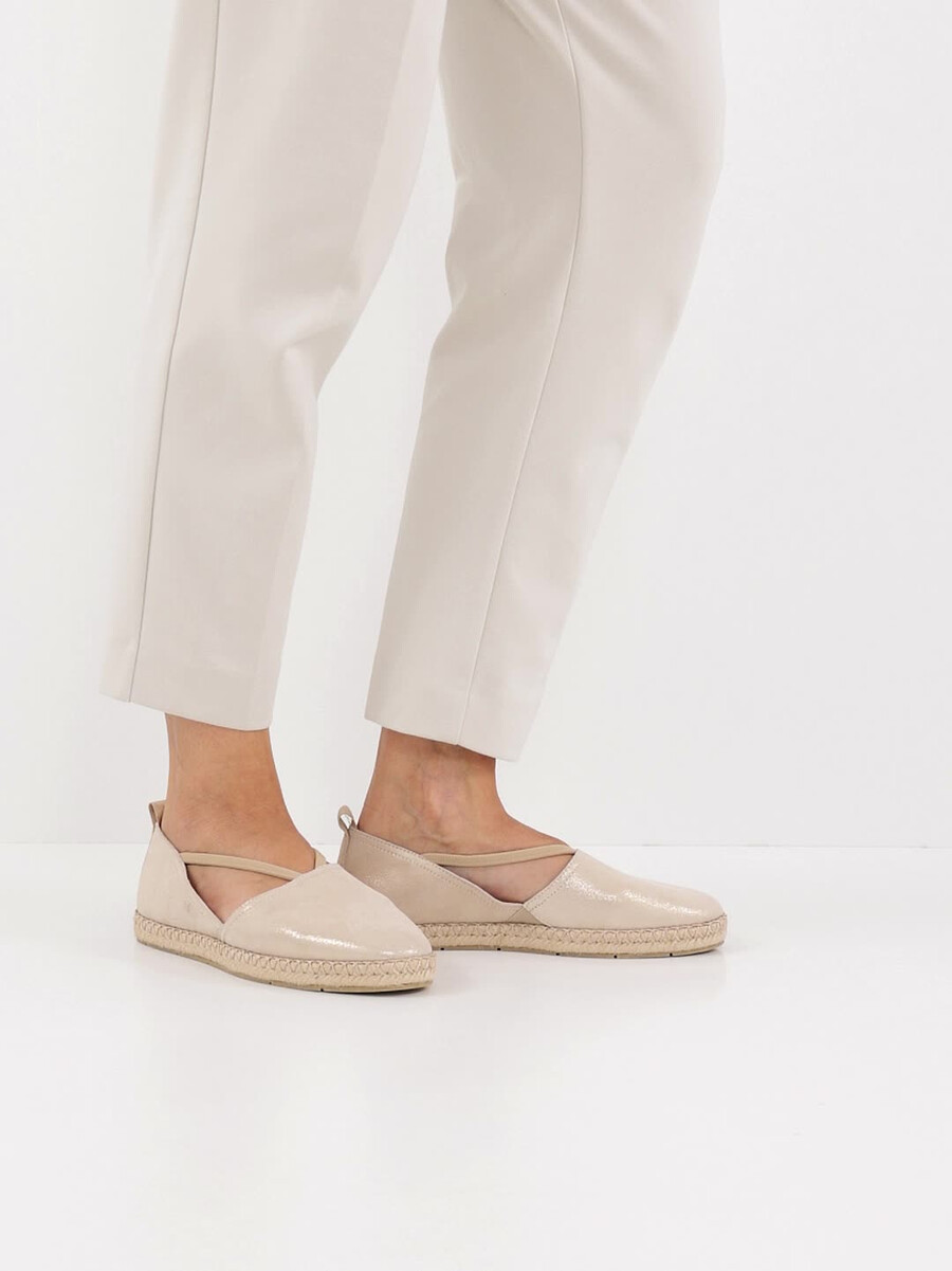 pelle espadrill - beige 1-24620-44-179 compra tamaris espadrills online
