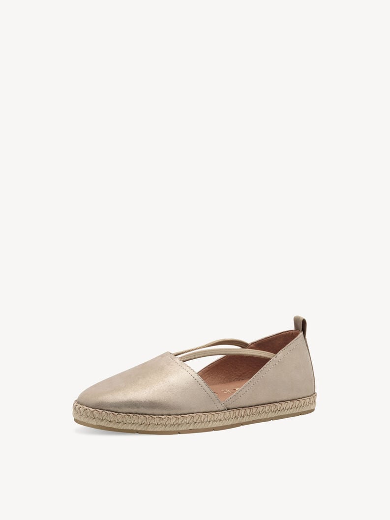 pelle espadrill - beige 1-24620-44-179 compra tamaris espadrills online