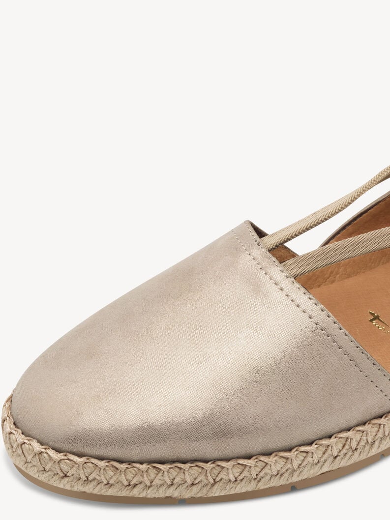 pelle espadrill - beige 1-24620-44-179 compra tamaris espadrills online