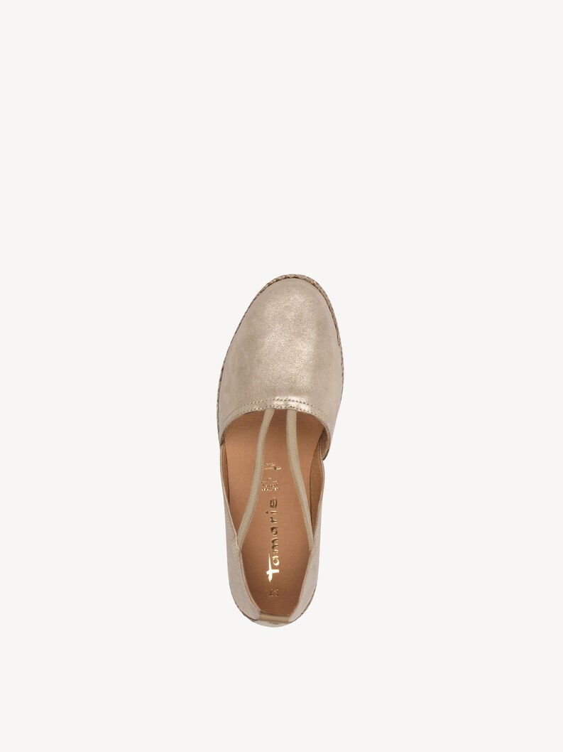 pelle espadrill - beige 1-24620-44-179 compra tamaris espadrills online
