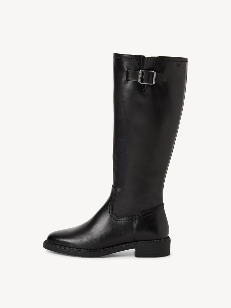 stivali in pelle - nero 1-25503-45-001 compra tamaris stivali online