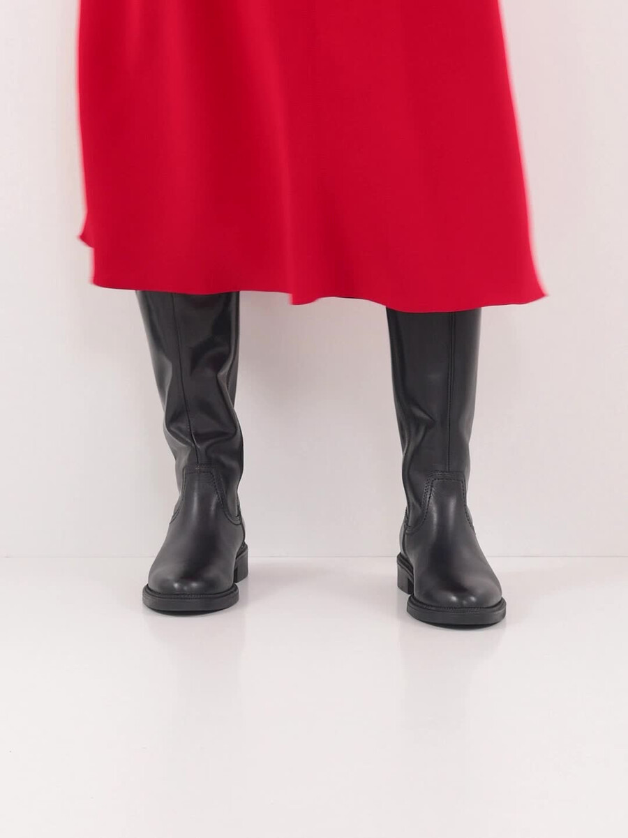 stivali in pelle - nero 1-25503-45-001 compra tamaris stivali online