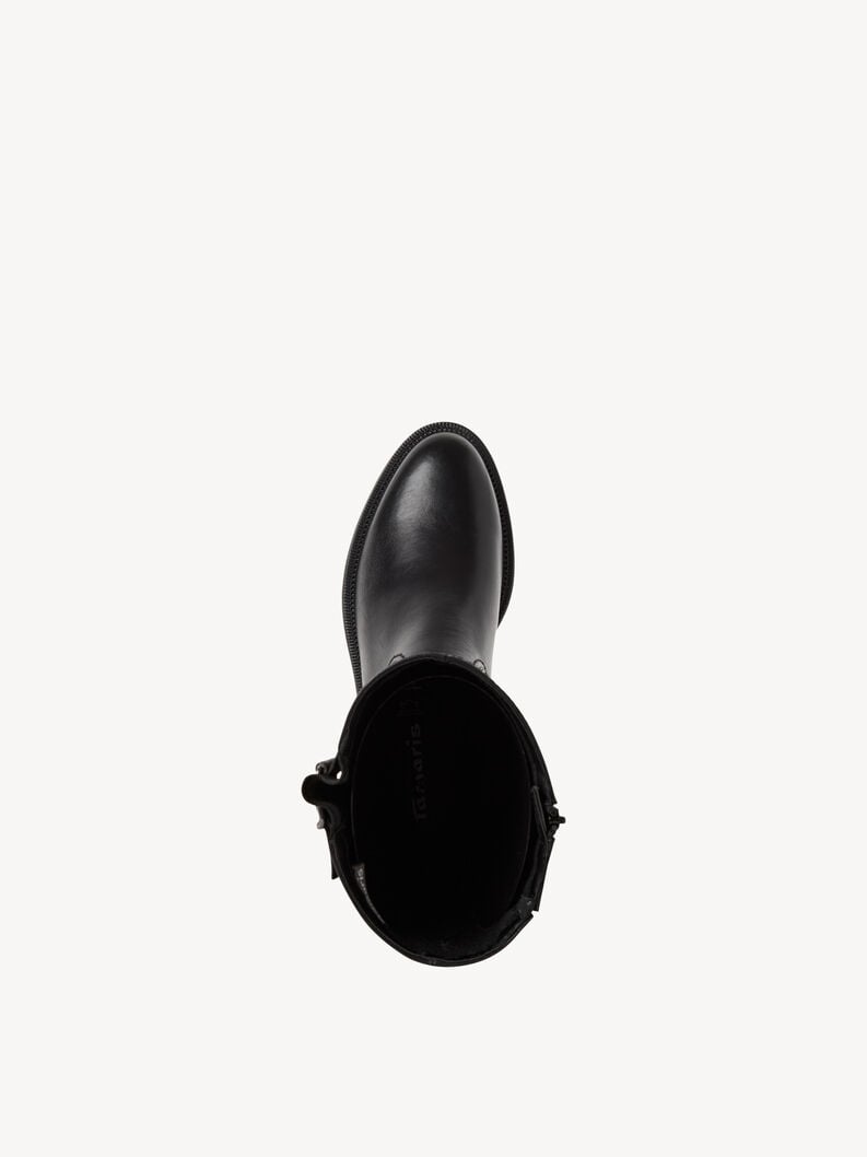 stivali in pelle - nero 1-25503-45-001 compra tamaris stivali online