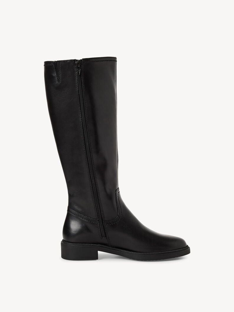 stivali in pelle - nero 1-25503-45-001 compra tamaris stivali online