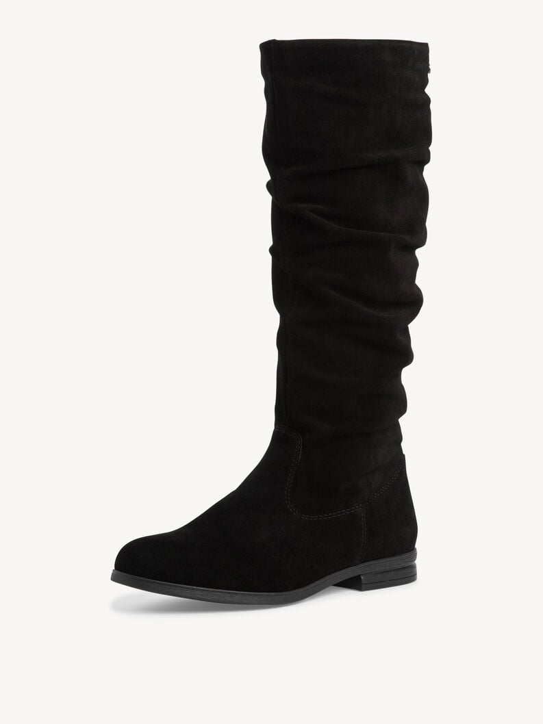 stivali in pelle - nero 1-25545-41-001 compra tamaris stivali online