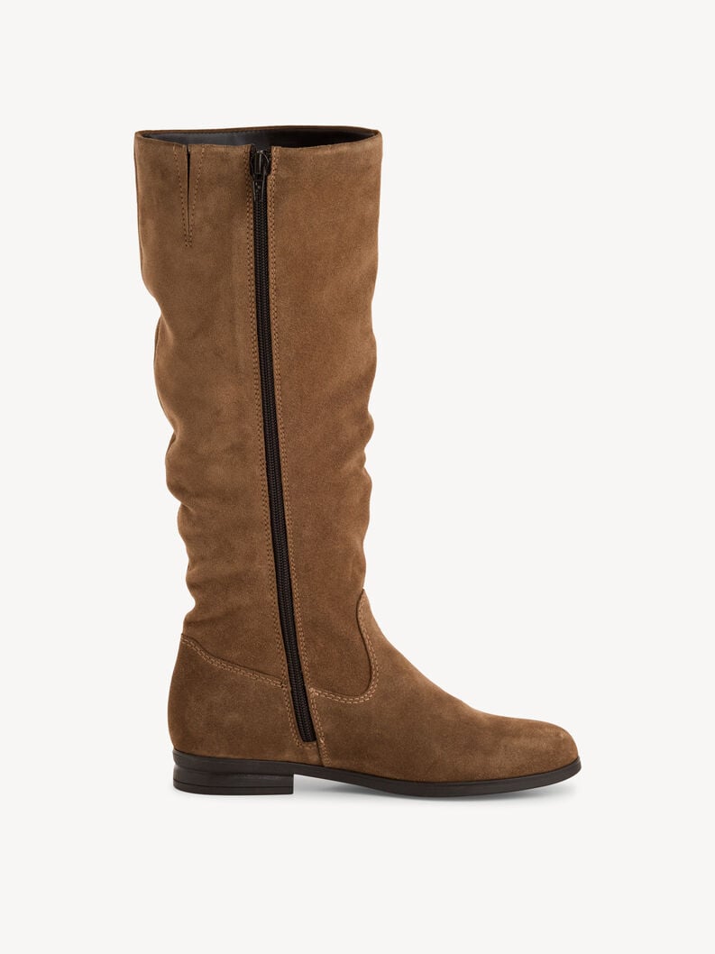 stivali in pelle - marrone 1-25545-41-300 compra tamaris stivali online