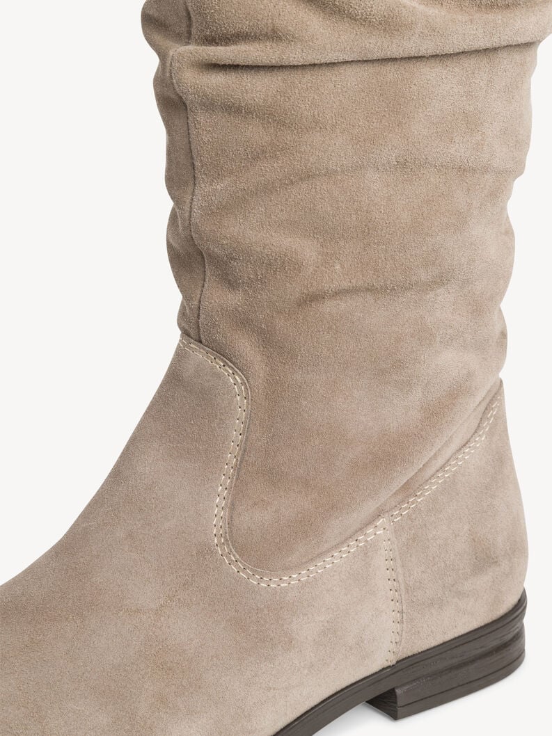 stivali in pelle - beige 1-25545-41-341 compra tamaris stivali online