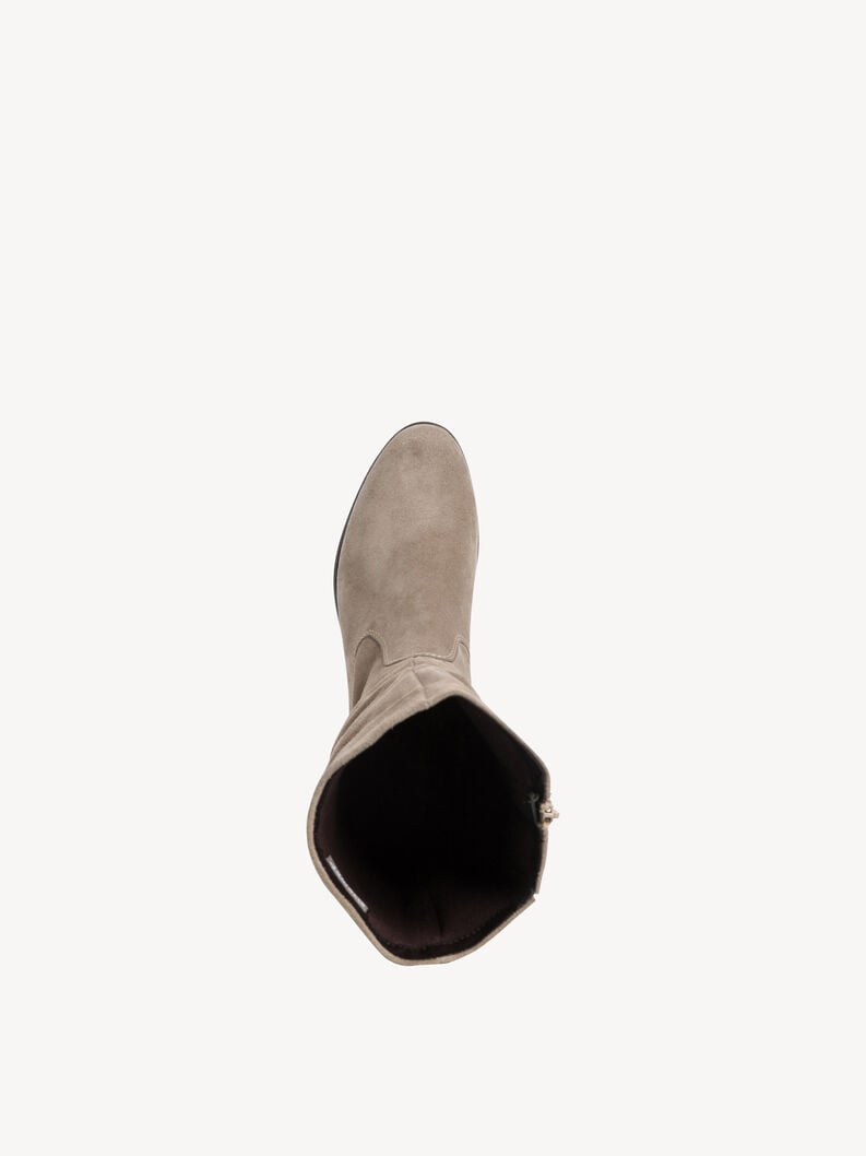 stivali in pelle - beige 1-25545-41-341 compra tamaris stivali online