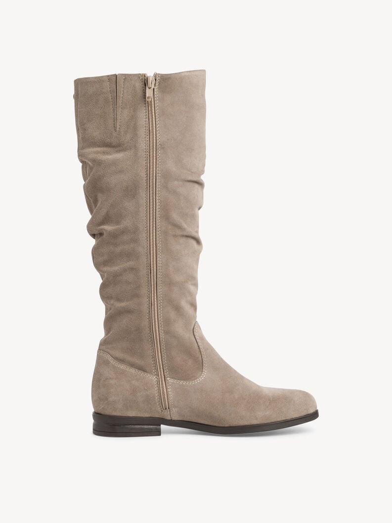 stivali in pelle - beige 1-25545-41-341 compra tamaris stivali online