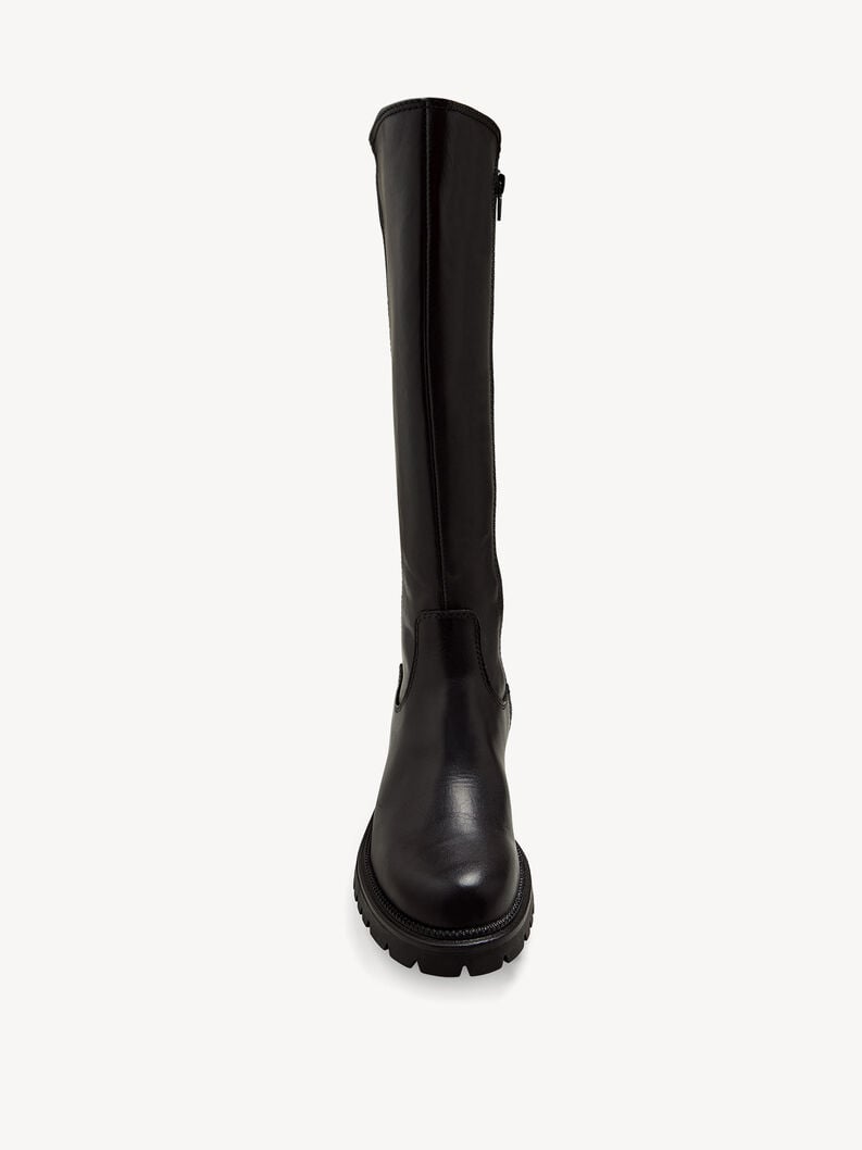 stivali in pelle - nero 1-25605-43-001 compra tamaris stivali online