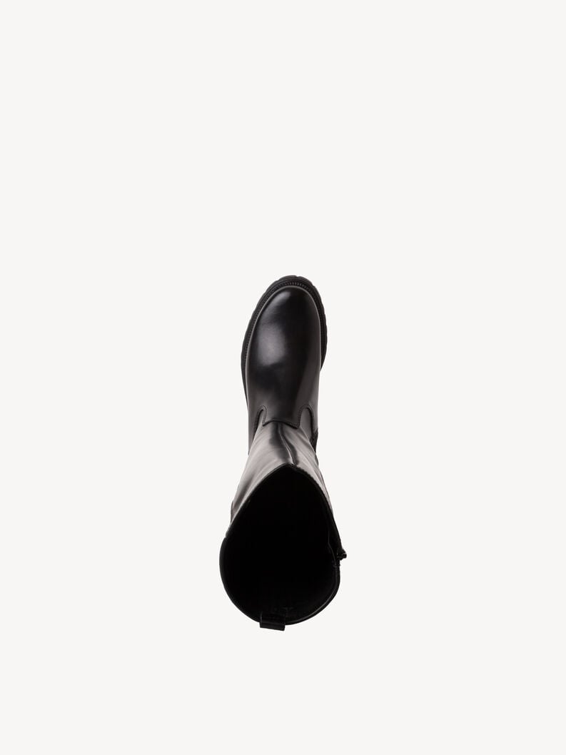 stivali in pelle - nero 1-25605-43-001 compra tamaris stivali online